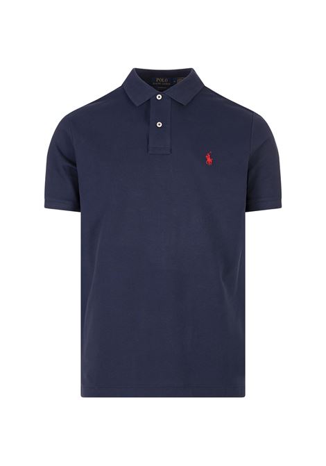Blue The Iconic Mesh Polo Shirt RALPH LAUREN | 710-783656012